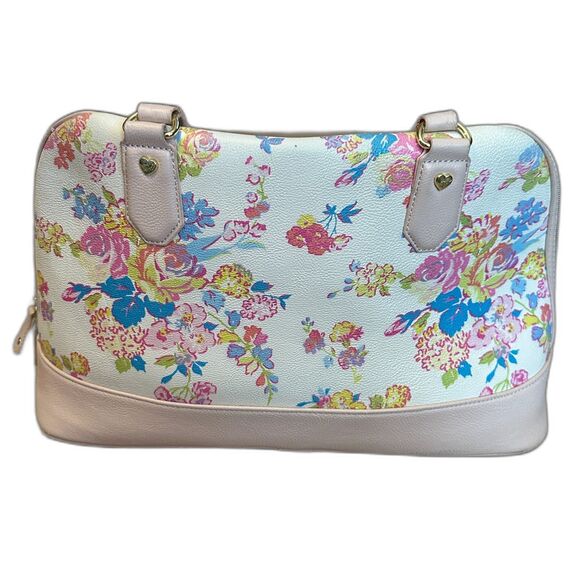 Betsey Johnson Pink Floral Handbag - Picture 2 of 13